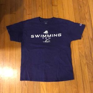 TCU swimming t-shirt